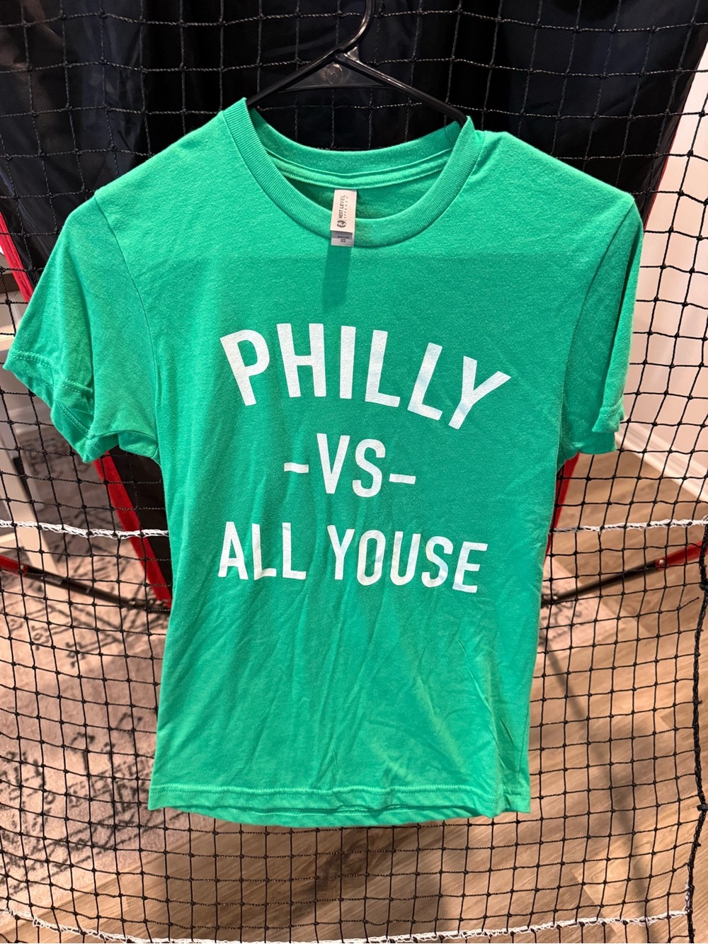 Next Level Apparel Bright Green "PHILLY -VS- ALL YOUSE" Kids Tee